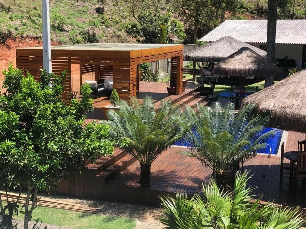 Sitio Cinco Folhas, Recanto Com Vista Pra Montanha 마르샬 플로리아노 외부 사진